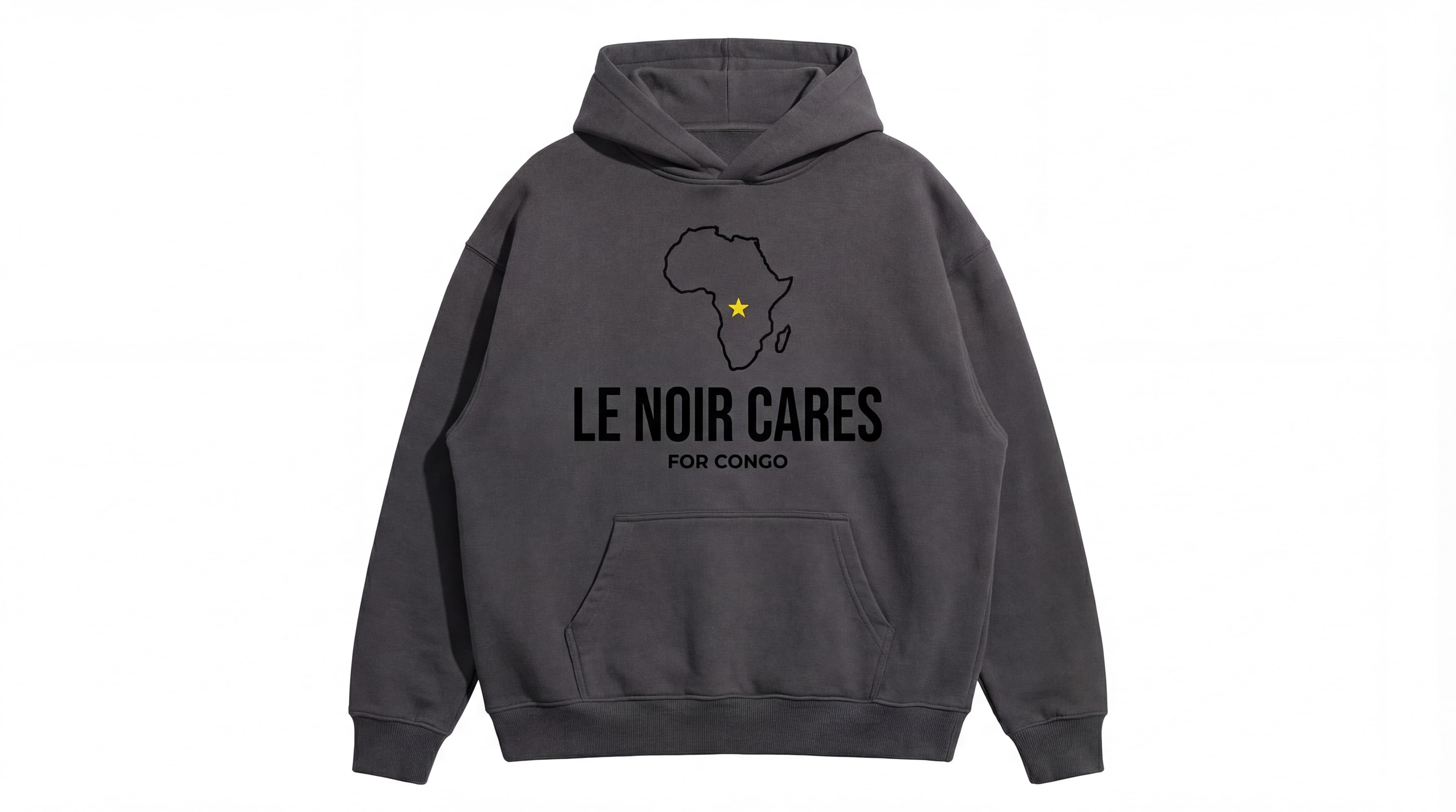 Le Noir Cares For Democratic Republic of Congo Hoodie